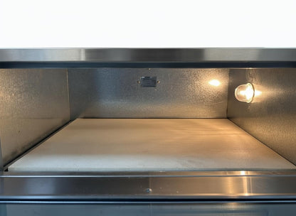 Kitchen Etto Electric Pizza Oven, 16" Stone Base, Stainless Steel Pizza Maker with Timer & Temperature Control for Restaurants & Home Use