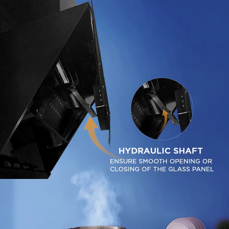 Glen Auto Clean Matt Glass Filterless Chimney with Inverter Technology, BLDC Motor 60cm 1600 m³/h – CH6074MGAC