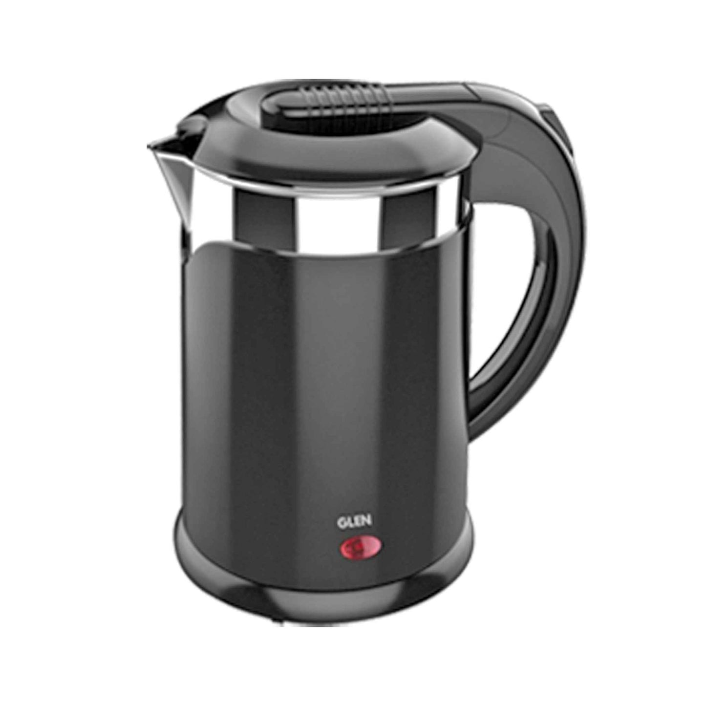 Electric Kettle Plastic Clad Stainless Steel with 360° Rotational Base 1.2 Litre 1350 W - Black (9015 DX)