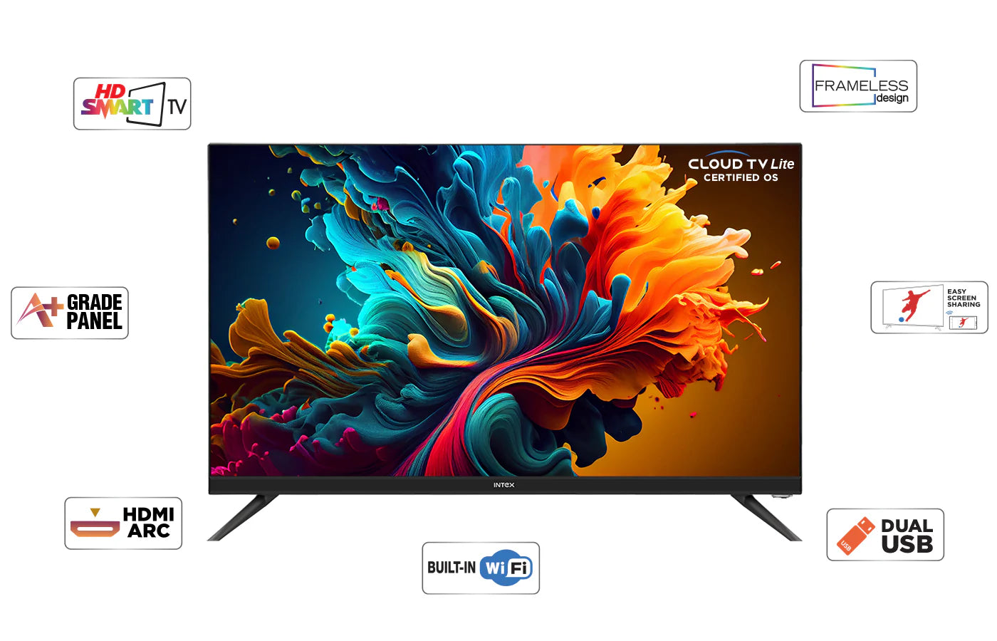 Intex LED-SHF32111 80 cm (32") HD Smart LED TV - 32 inch