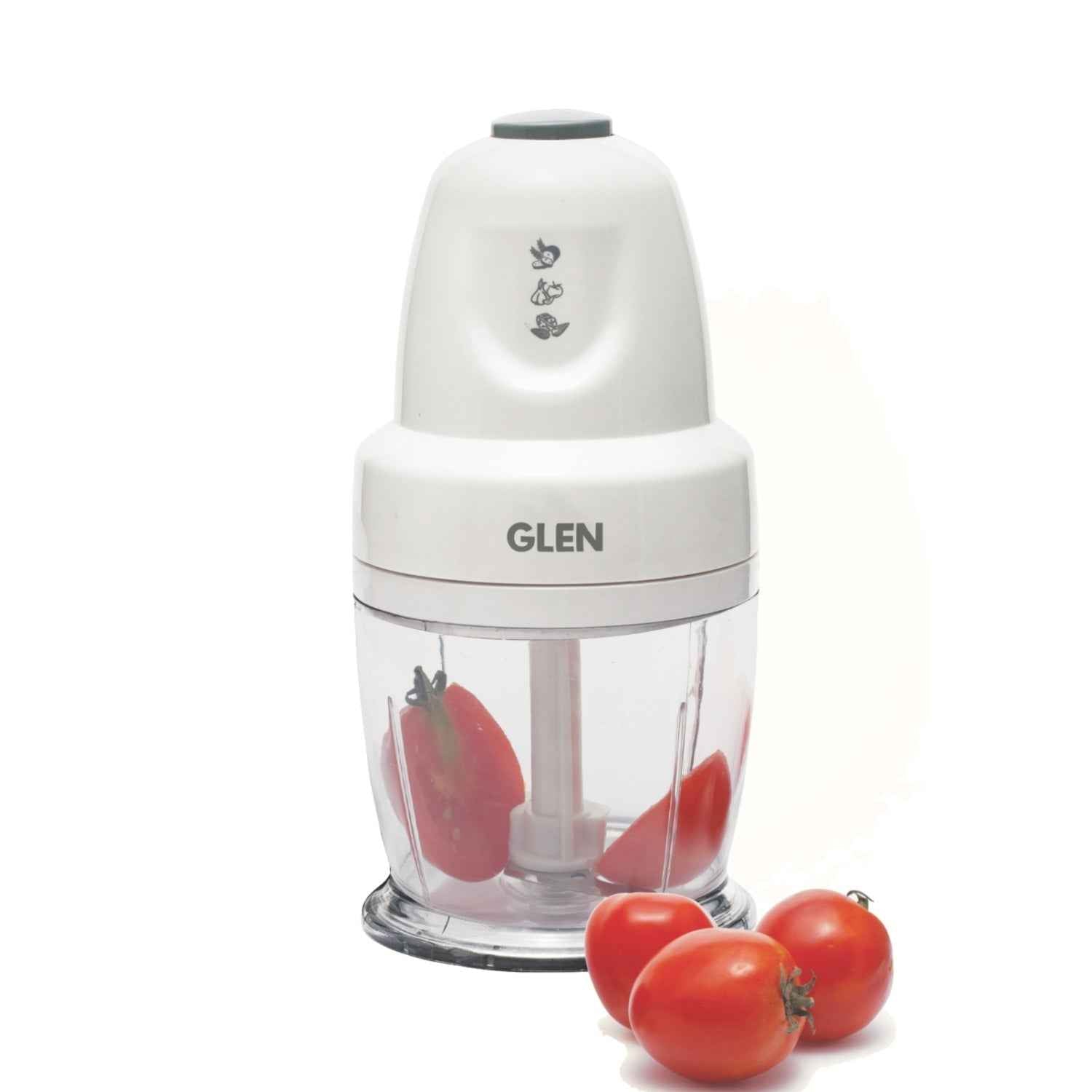 Electric Vegetable Chopper, Whisking Disc Chops Nuts 0.4 Litres Bowl, 250W - White (4043)