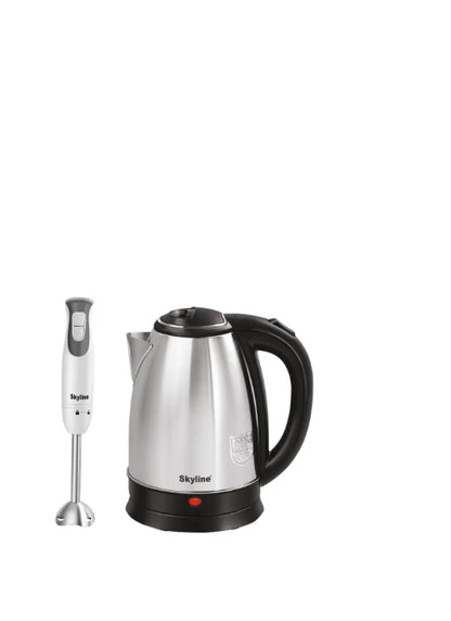 Skyline Kitchen Set | Electric Kettle & Hand Blender Combo