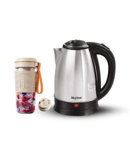 Skyline Brew & Blend Set | Portable Blender & Electric Kettle Combo