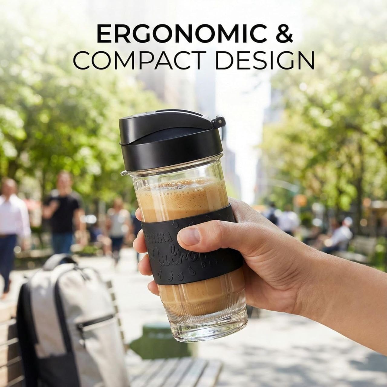 Sujata Nutromatic 600 Watt Electric Blender | Personal Blender for Smoothies, Juices & Nutritious Drinks with 3 Multipurpose Jars Including Travel Jar