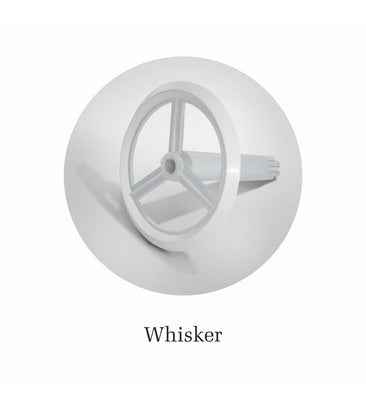 Electric Vegetable Chopper, 2 Stainless Steel Blade, Whisking Disc 0.6 Litres Bowl, 250W - White (4043 Turbo)