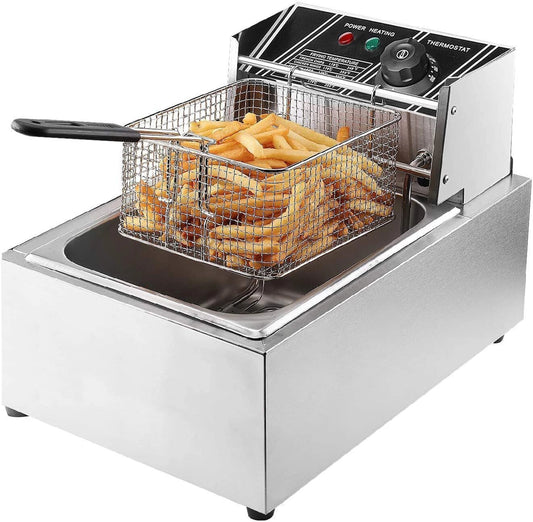 Kitchen Etto DEEP FRYER 6 LITRE COMMERCIAL 6 L Electric Deep Fryer