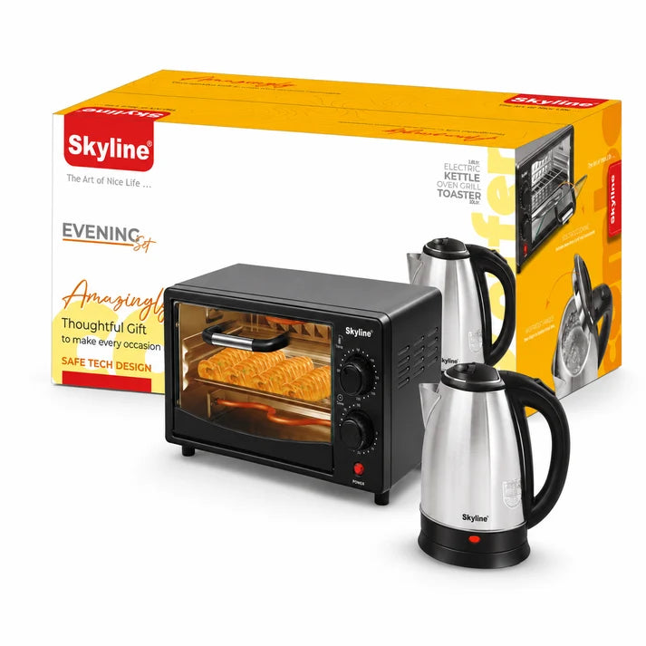 Skyline Oven Toaster & Electric Kettle Combo