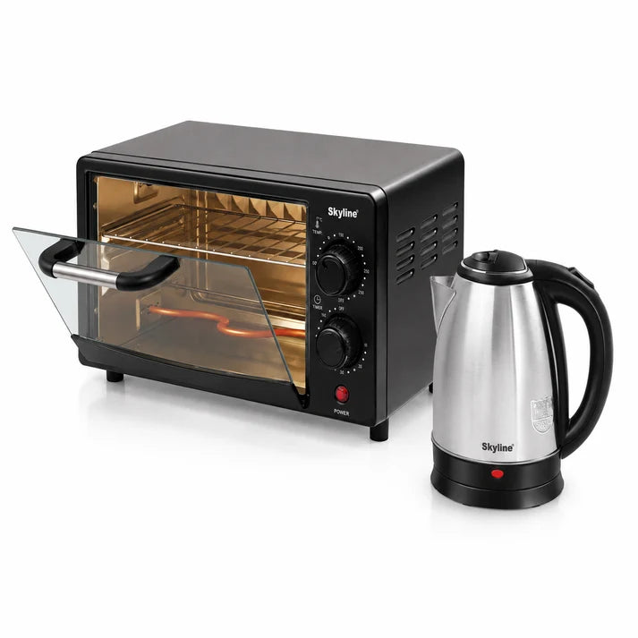 Skyline Oven Toaster & Electric Kettle Combo