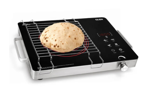 Infrared  Induction Cooktop Stainless Steel Grill Rack for Grilling, Roti Making, and Barbecue