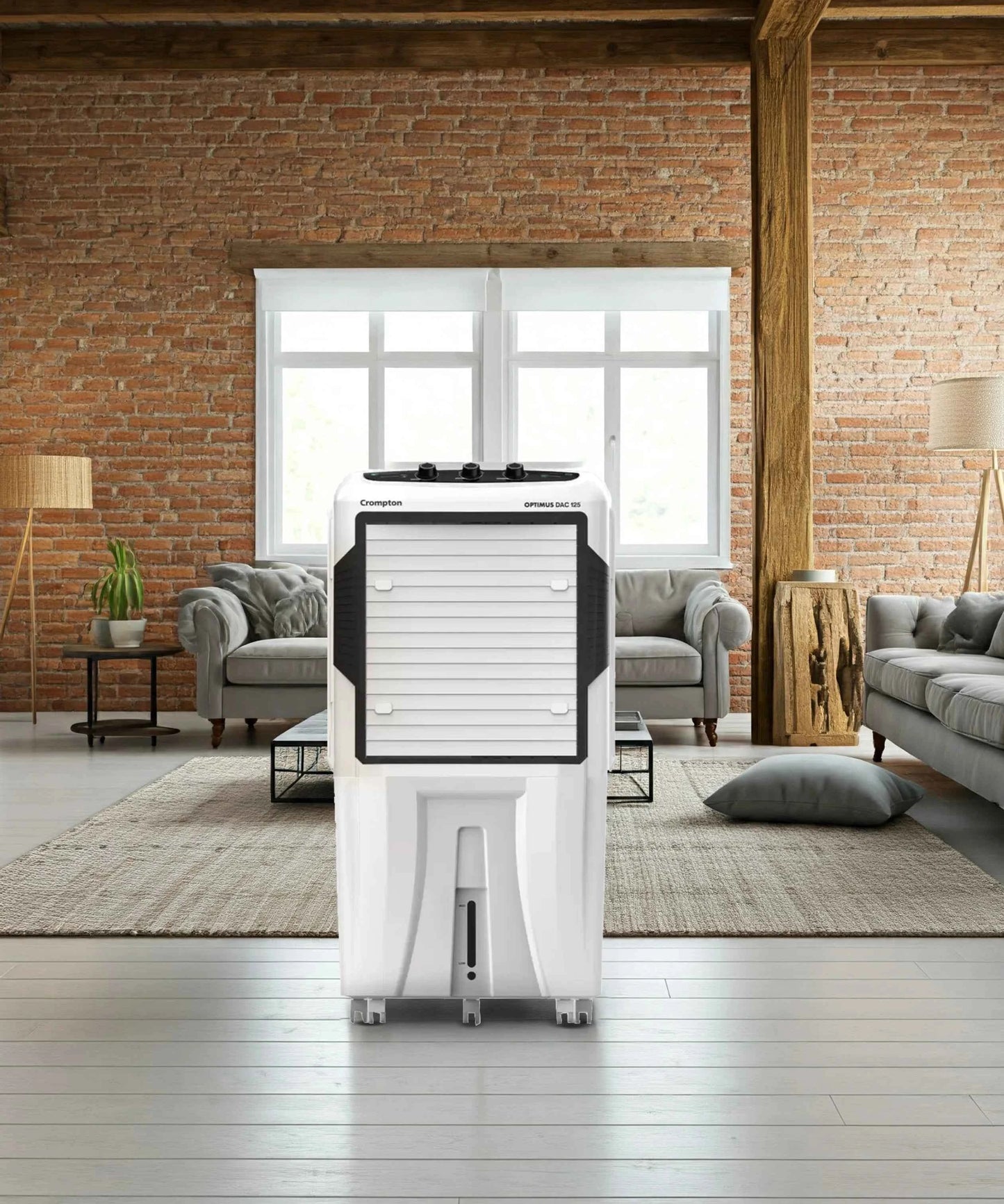Crompton 125 L Desert Air Cooler (Black and White, ACGC-OPTIMUS125