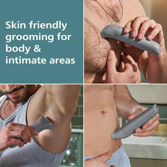 PHILIPS BG3470/15 Fully Waterproof Trimmer 80 min  Runtime 1 Length Settings (Grey)