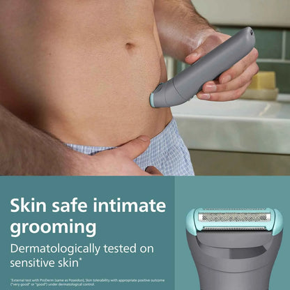 PHILIPS BG3470/15 Fully Waterproof Trimmer 80 min  Runtime 1 Length Settings (Grey)