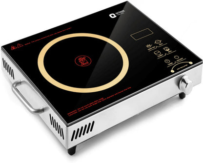 Orient Electric 2200 W Infrared Induction Cooktop Touch Panel (Black, Sizzle , IRSZ22SBD)