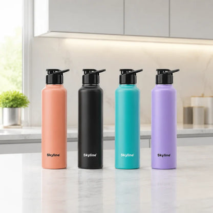 Skyline 4-Pack Stainless Steel Water Bottles